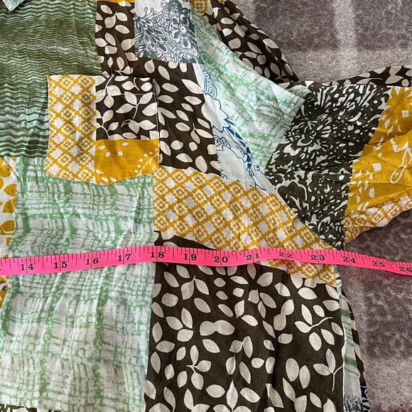 POL Multicolor Floral Patchwork Shirt Size Small NWOT - Picture 5 of 9